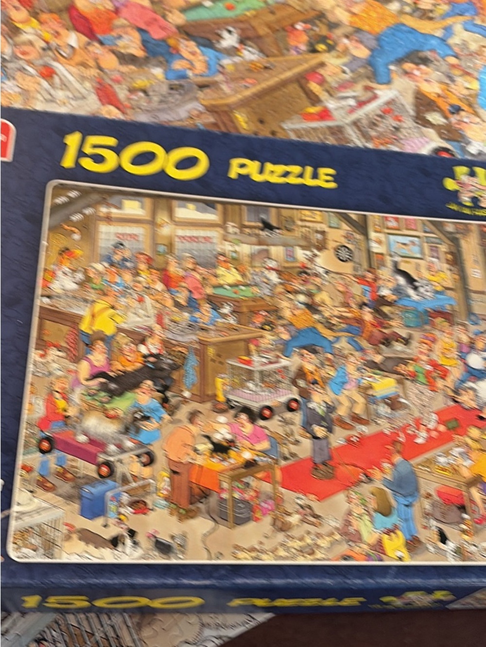 Jan Van Haasteren dog show puzzle 1500 - Picture 2 of 4